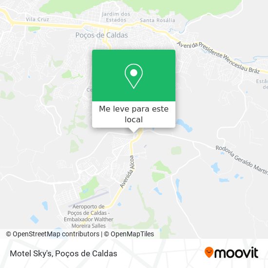 Motel Sky's mapa