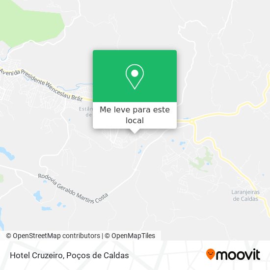Hotel Cruzeiro mapa