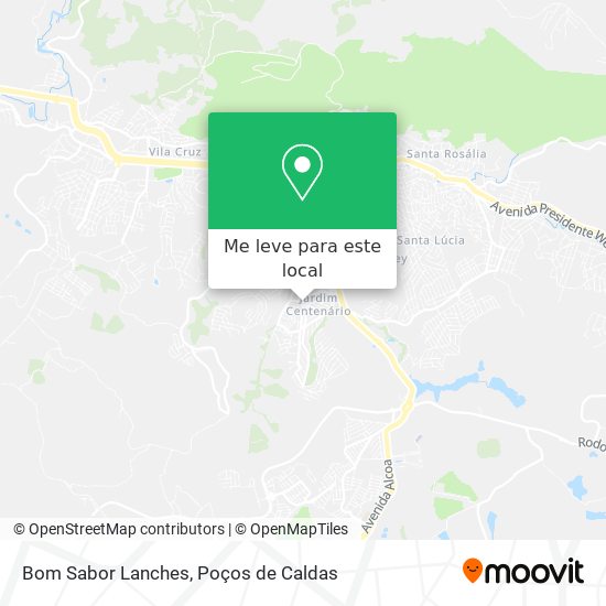Bom Sabor Lanches mapa