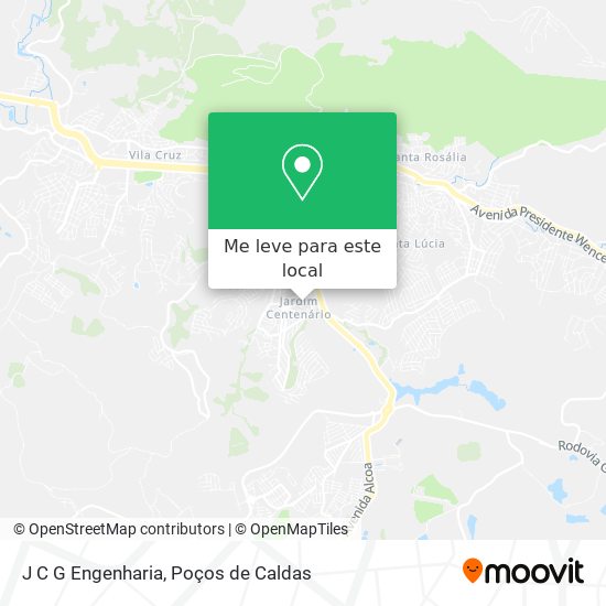 J C G Engenharia mapa