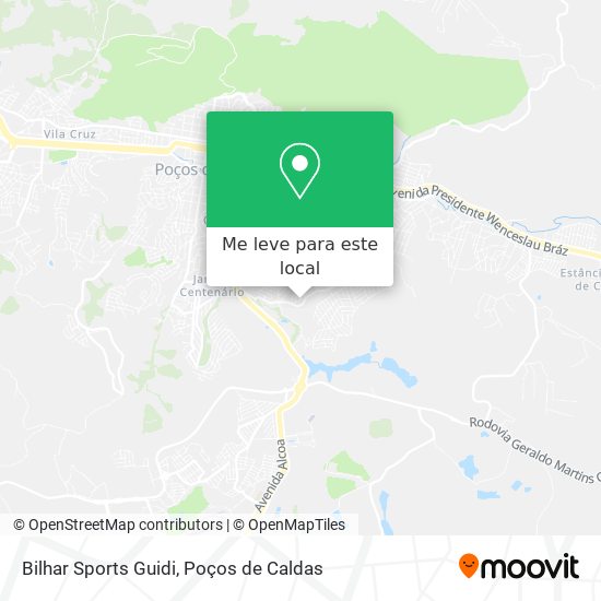 Bilhar Sports Guidi mapa