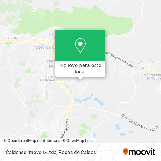 Caldense Imóveis-Ltda mapa