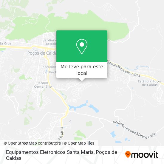 Equipamentos Eletronicos Santa Maria mapa