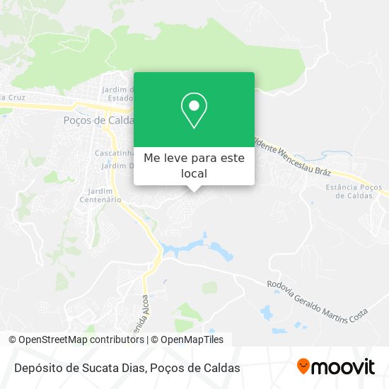 Depósito de Sucata Dias mapa