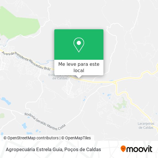 Agropecuária Estrela Guia mapa