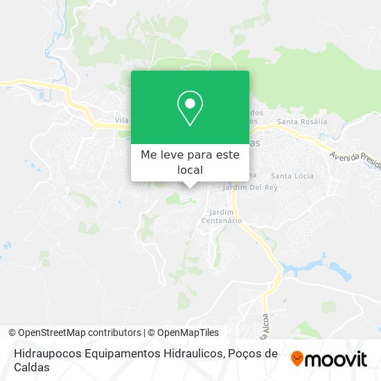 Hidraupocos Equipamentos Hidraulicos mapa
