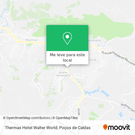 Thermas Hotel Walter World mapa