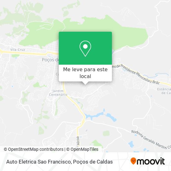 Auto Eletrica Sao Francisco mapa