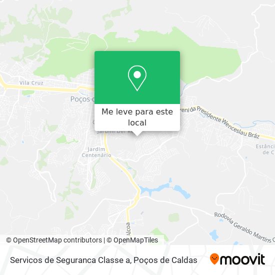 Servicos de Seguranca Classe a mapa