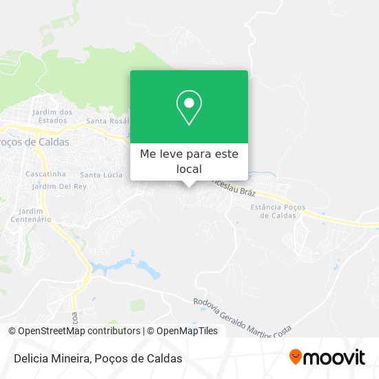 Delicia Mineira mapa