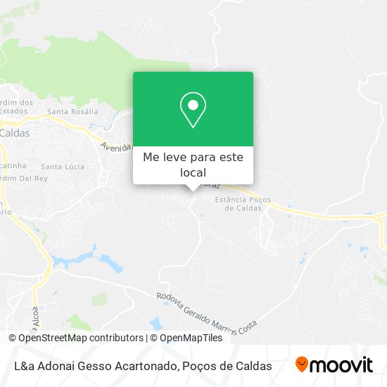 L&a Adonai Gesso Acartonado mapa