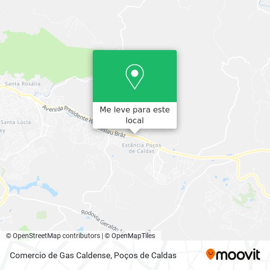 Comercio de Gas Caldense mapa