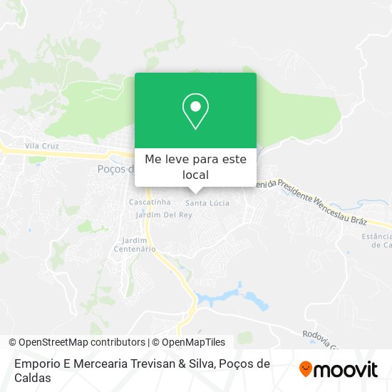 Emporio E Mercearia Trevisan & Silva mapa