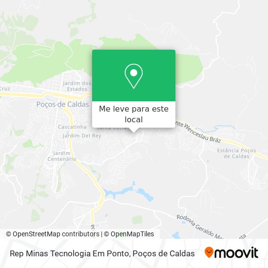 Rep Minas Tecnologia Em Ponto mapa