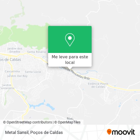 Metal Sansil mapa