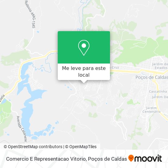 Comercio E Representacao Vitorio mapa