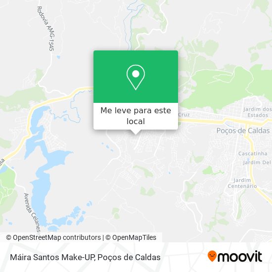Máira Santos Make-UP mapa