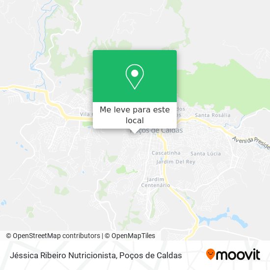 Jéssica Ribeiro Nutricionista mapa