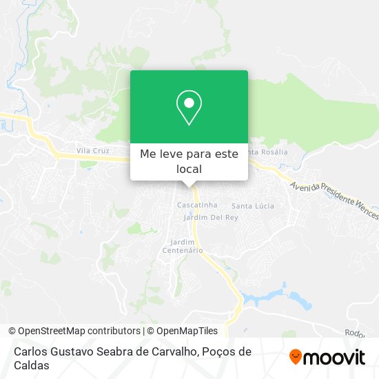 Carlos Gustavo Seabra de Carvalho mapa