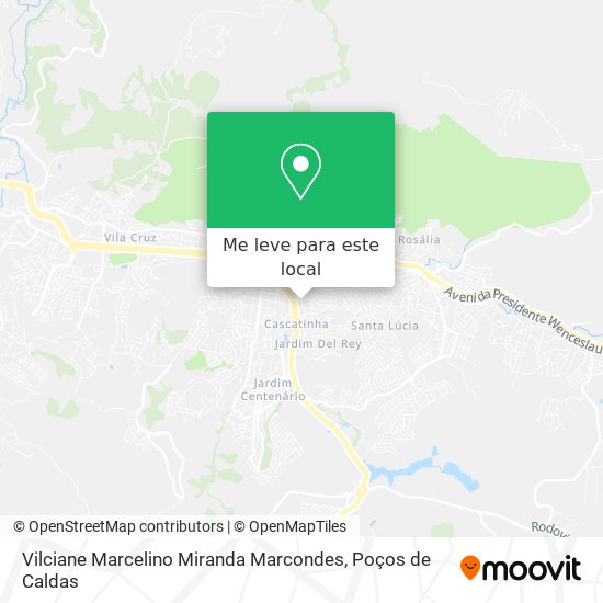 Vilciane Marcelino Miranda Marcondes mapa