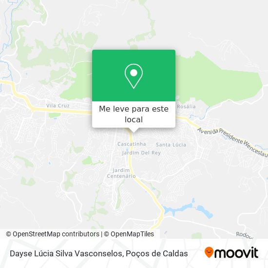 Dayse Lúcia Silva Vasconselos mapa