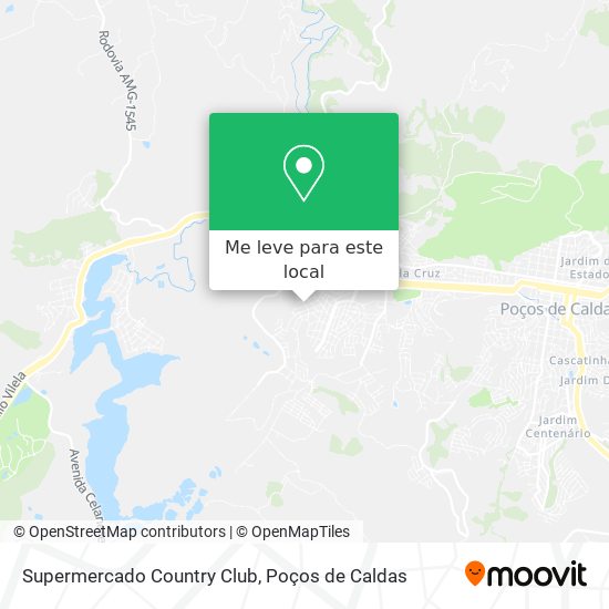 Supermercado Country Club mapa