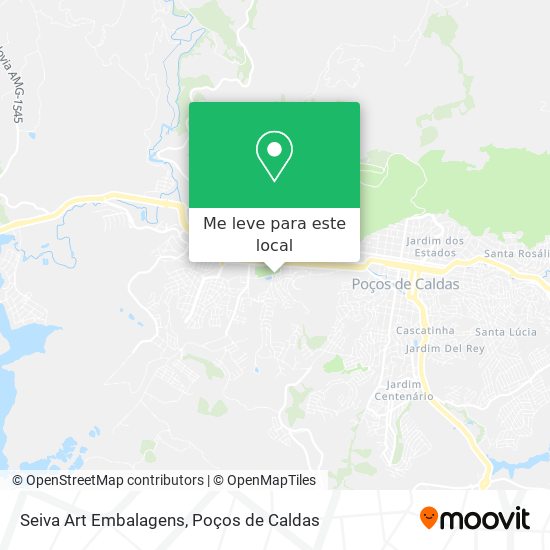 Seiva Art Embalagens mapa