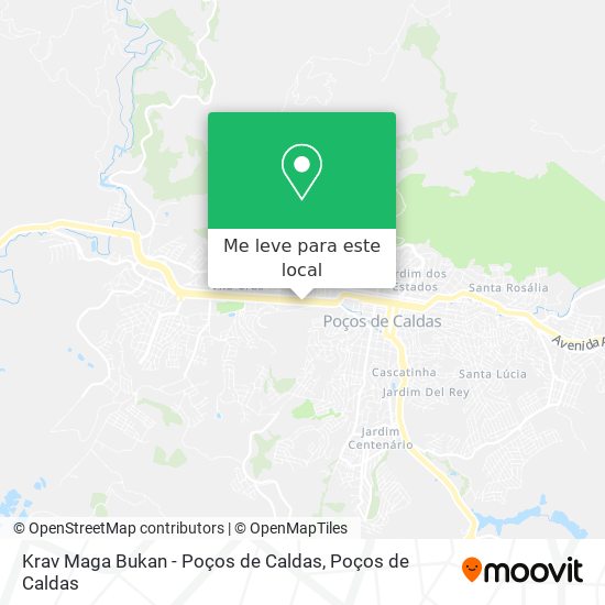 Krav Maga Bukan - Poços de Caldas mapa