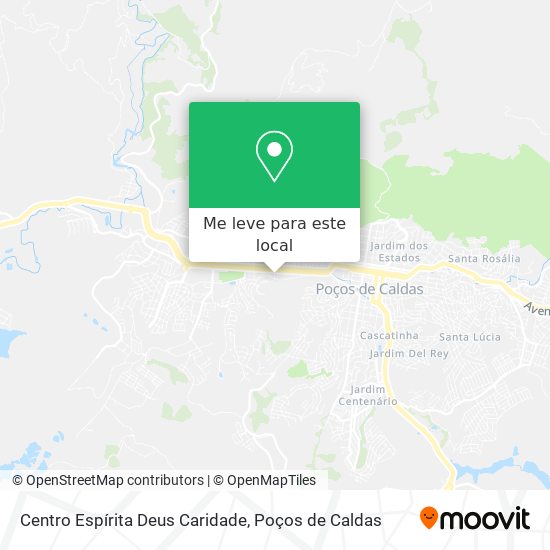 Centro Espírita Deus Caridade mapa