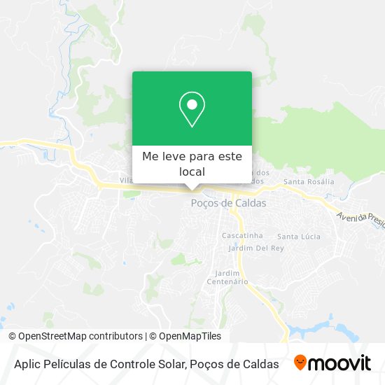 Aplic Películas de Controle Solar mapa