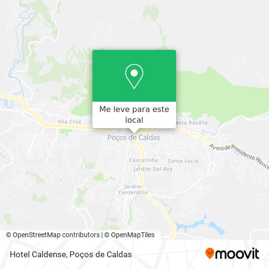Hotel Caldense mapa