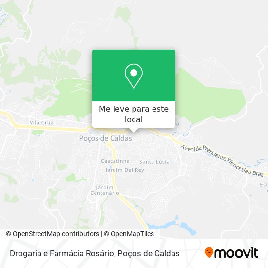 Drogaria e Farmácia Rosário mapa