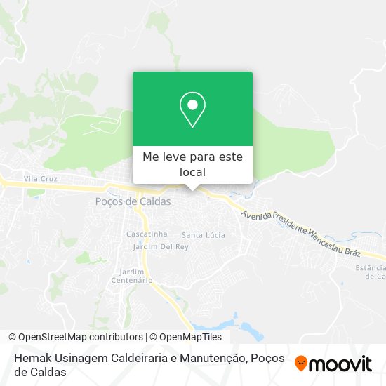 Hemak Usinagem Caldeiraria e Manutenção mapa