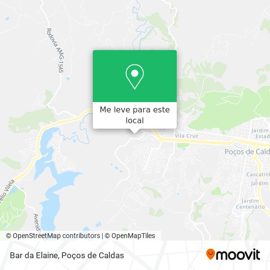Bar da Elaine mapa