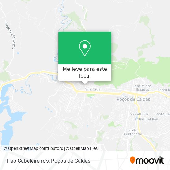 Tião Cabeleireiro's mapa