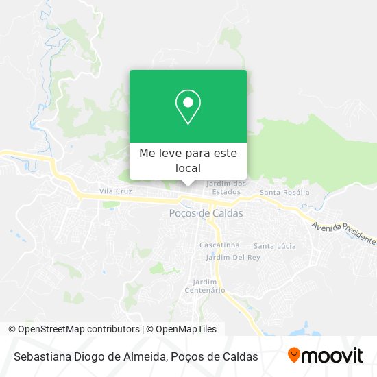 Sebastiana Diogo de Almeida mapa