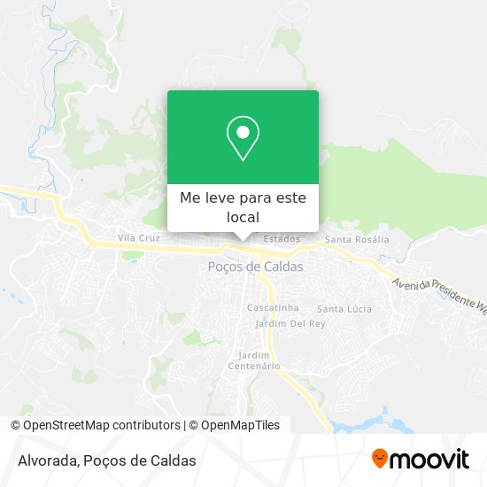Alvorada mapa
