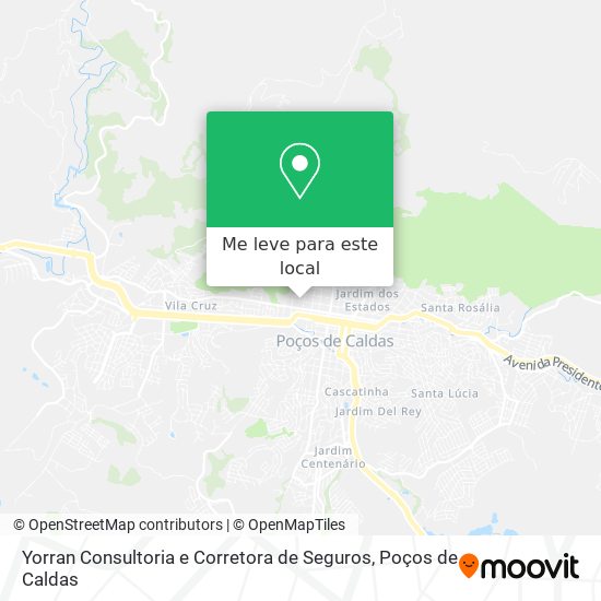 Yorran Consultoria e Corretora de Seguros mapa