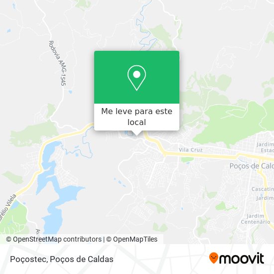 Poçostec mapa