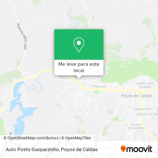 Auto Posto Gasparzinho mapa
