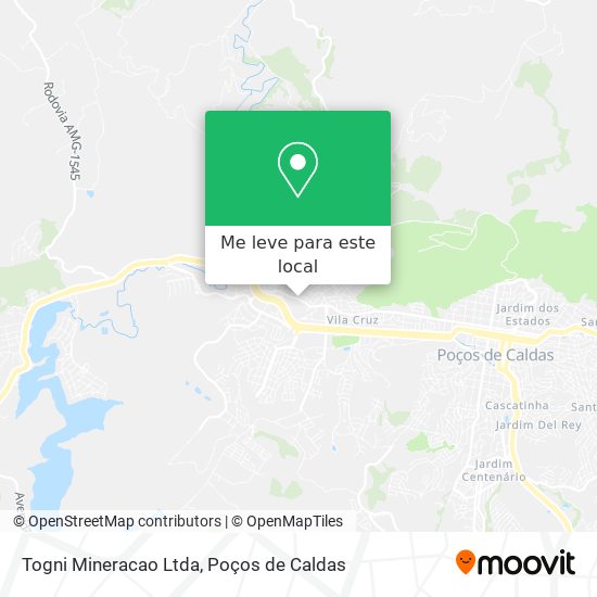 Togni Mineracao Ltda mapa
