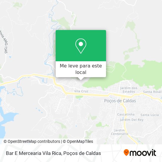 Bar E Mercearia Vila Rica mapa