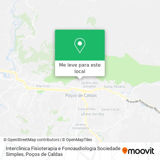 Interclinica Fisioterapia e Fonoaudiologia Sociedade Simples mapa