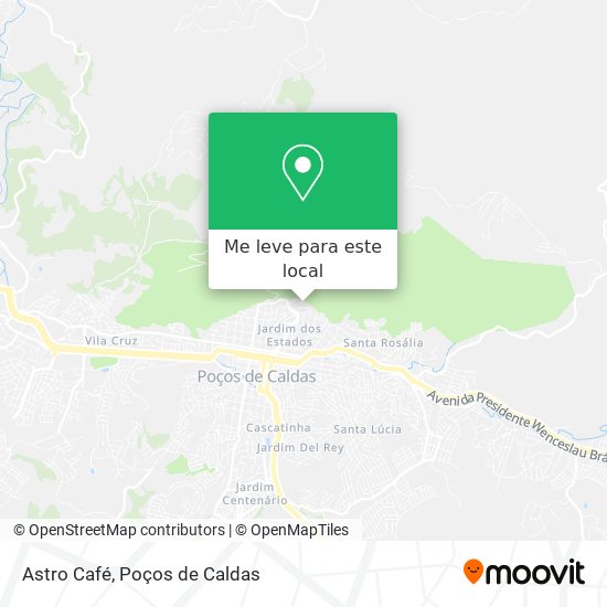 Astro Café mapa