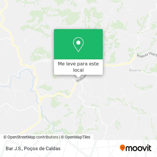 Bar J.S. mapa