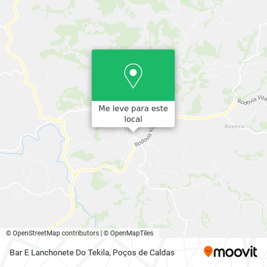 Bar E Lanchonete Do Tekila mapa