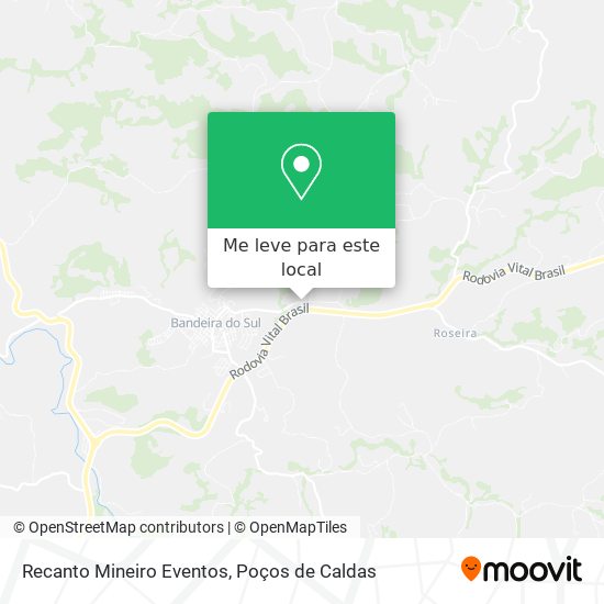 Recanto Mineiro Eventos mapa