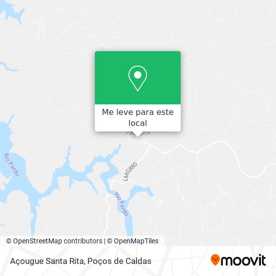 Açougue Santa Rita mapa