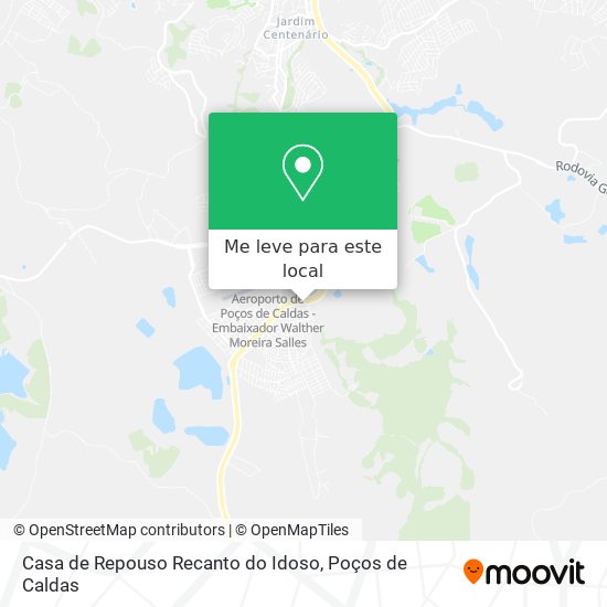 Casa de Repouso Recanto do Idoso mapa