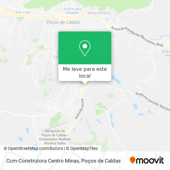 Ccm-Construtora Centro Minas mapa